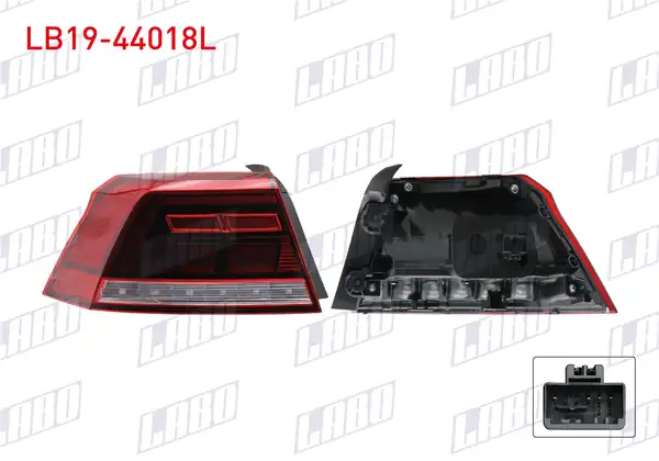 LABO LB19-44018L | Stop Sol Dış Ledli Volkswagen Passat 8 5 2020