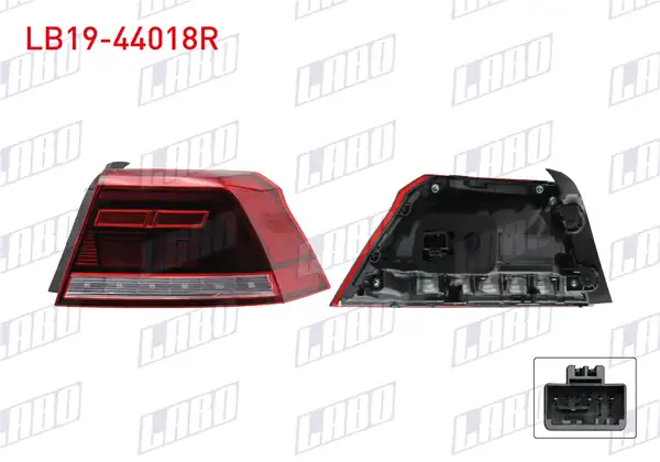 LABO LB19-44018R | Stop Sağ Dış Ledli Volkswagen Passat 8 5 2020