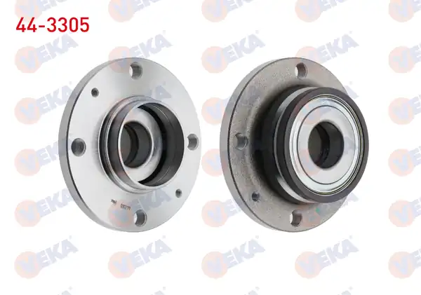 VEKA 44-3305 | Porya Sol Sağ Arka Rulmanlı Peugeot Partner 5 5f 1 6 Hdi ABS Sensörlü 4 Bijon 1996 2008