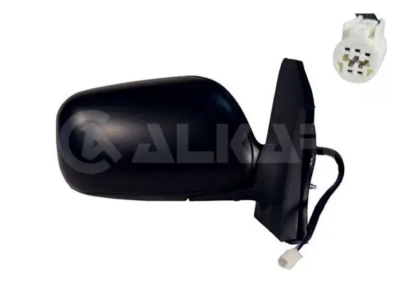 ALKAR 6126261 | Dış Dikiz Aynası Sağ Elektrikli Isıtmalı Astarlı 5 Pin Yuvarlak Soketli Toyota Corolla 2001 2004