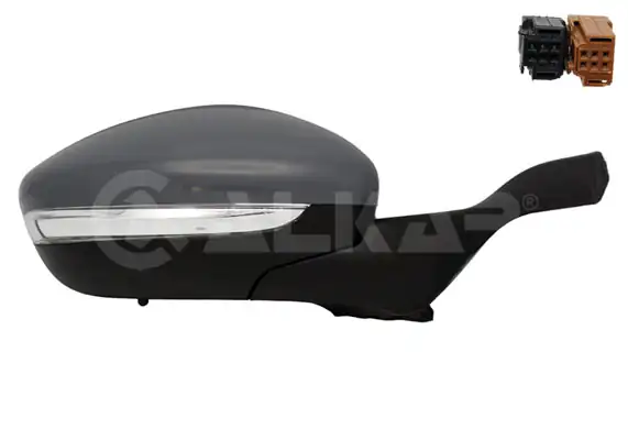 ALKAR 6126296 | Dış Dikiz Aynası Sağ Elektrikli Isıtmalı Astarlı Sensörlü Sinyalli 9 Pin Peugeot 208 2012 Peugeot 2008 2013