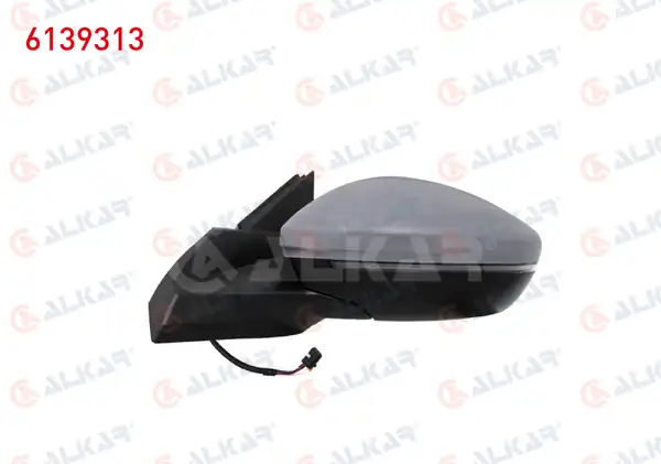 ALKAR 6139313 | Dış Dikiz Aynası Sol Elektrikli Isıtmalı Astarlı Sinyalli Led 6 Pin Peugeot 2008 II U_ 2019