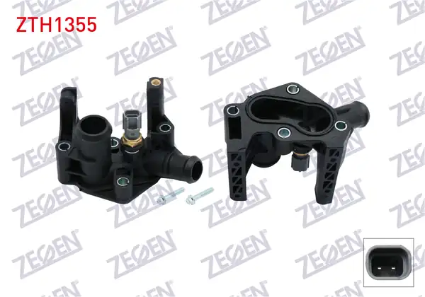 ZEGEN ZTH1355 | Termostat Gövdesi Termostatlı Contalı Ford Fiesta 1 25 1 4 1 6 Focus 1 4 1 6
