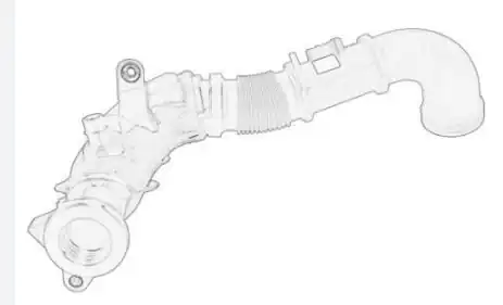 BİTAPART BPE333015 | Hava Filtre Kutu Alt Hortumu Boxer Jumper Ducato Euro6 Montaj