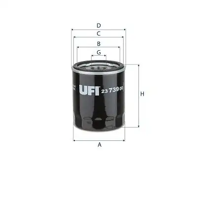 UFI 23-739-00 | Yağ Filtre Ford Transit V362 V363 2 0 Ecoblue Panther 18