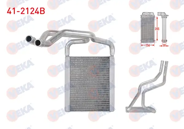 VEKA 41-2124B | Kalorifer Radyatörü Brazing Hyundai İ20 Gb 1 4 1 4 CRDI 2015