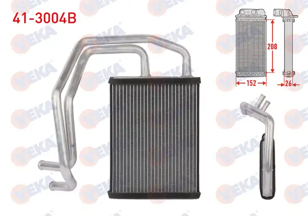 VEKA 41-3004B | Kalorifer Radyatörü Brazing Mitsubishi Canter Fuso 859