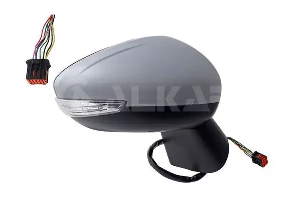ALKAR 6140886 | Dış Dikiz Aynası Sağ Elektikli Isıtmalı Astarlı Sinyalli Sensörlü 8 Pin Citroen C3 Aircross 2017