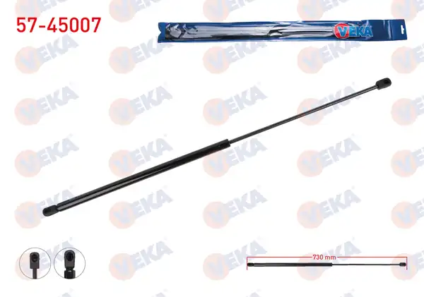 VEKA 57-45007 | Motor Kaput Amortisörü Volvo S40 II 2004 2012 2 Adet