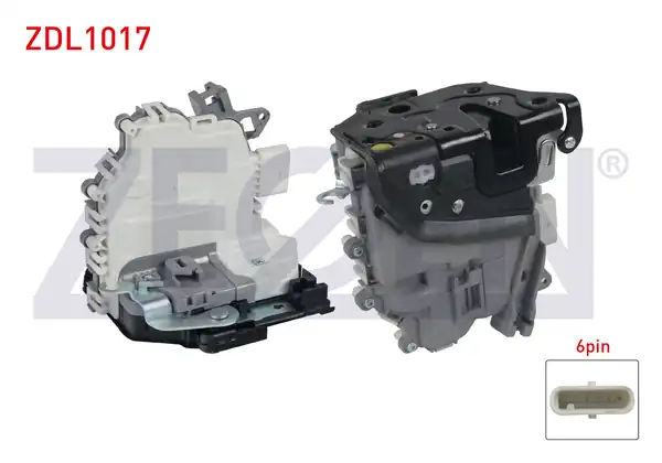 ZEGEN ZDL1017 | Kapı Kilidi Sağ Ön 6 Pin Seat Leon 2005 2015 Altea 2004