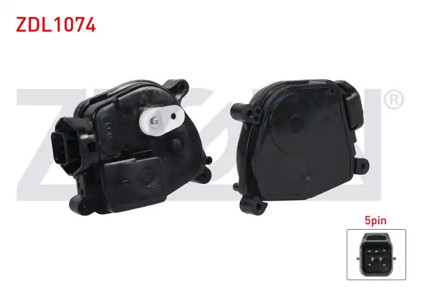 ZEGEN ZDL1074 | Kapı Kilidi Sağ Ön 5 Pin Braketsiz Hyundai Accent II 2000 2005 Kia Rio II 2006 2011