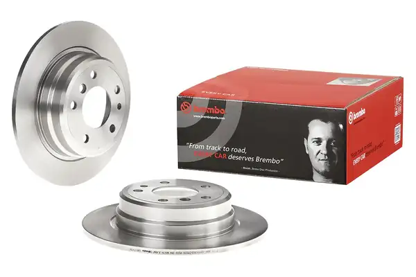 BREMBO 08-5174-34 | Fren Diski Arka Düz Bmw E34 90 95 2 Adet