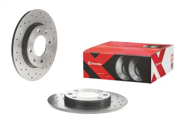 BREMBO 08.5334.1X | Fren Diski Arka Xtra Peugeot | 2 Adet