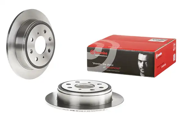 BREMBO 08-5719-10 | Fren Diski Arka Düz 239 4 Honda Jazz 2002 2008 City 2005 2008 Civic 1996 2006 2 Adet