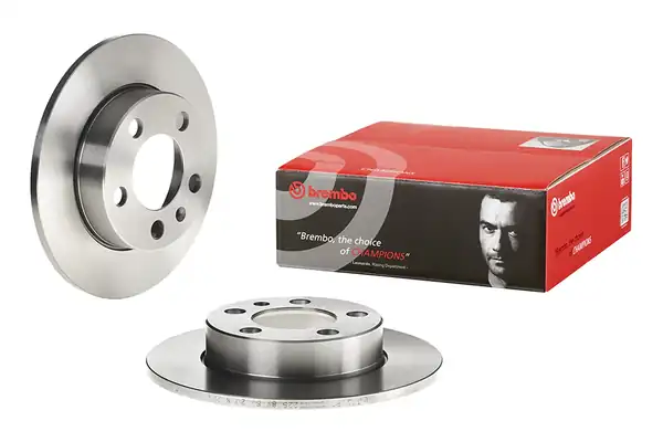 BREMBO 08.7165.14 | Fren Diski Arka (VW Golf 98-06 Polo 02-Audi A1 19-Seat Ibiza 02 -)-232×90 5×100 | 2 Adet