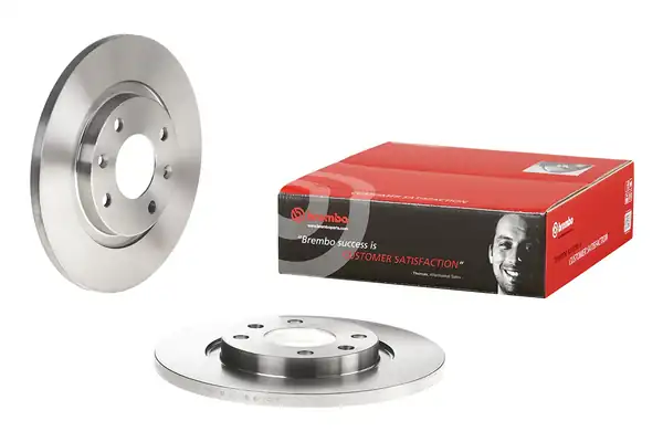 BREMBO 08-7238-10 | Fren Diski Ön Düz 266mm Peugeot Partner 301 Berlingo C2 C3 1 2 1 6 Hdi 02 2 Adet