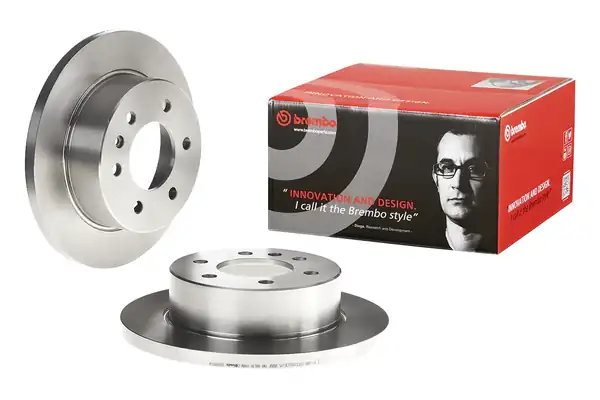 BREMBO 08-9509-14 | Fren Diski Arka VW Crafter 06 16 Mercedes Sprinter 06 16 2 Adet
