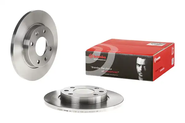 BREMBO 08-9606-14 | Fren Disk Ön Düz 247 4 Peugeot 206 97 05 Citroen Xsara 97 05 2 Adet