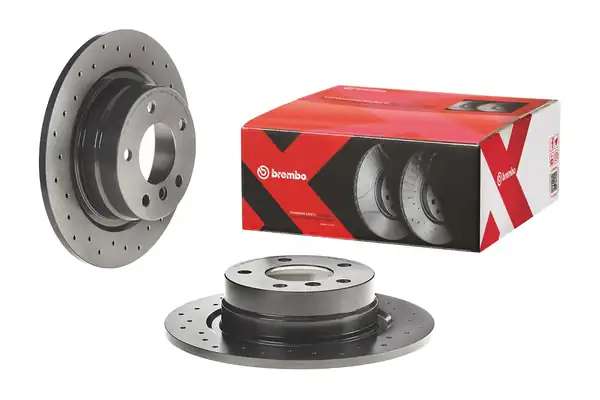 BREMBO 08-A205-1X | Fren Diski Arka Delikli Bmw E87 E90 E91 1 18 3 16 3 20 2 Adet