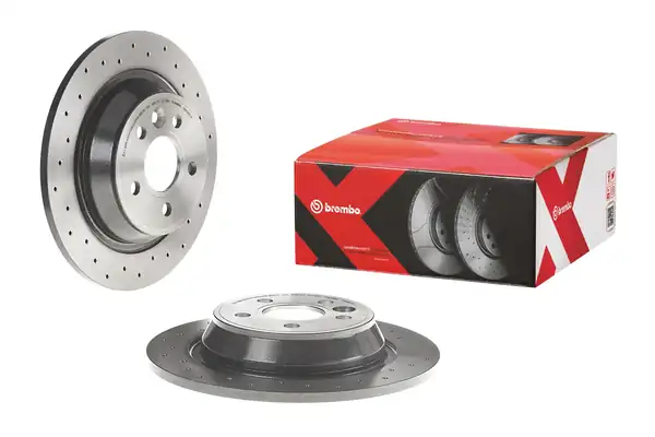 BREMBO 08-A540-1X | Fren Diski Arka 302mm Xtra Line Xtra Ford Mondeo 07 2 Adet