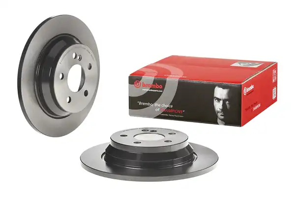 BREMBO 08-A734-11 | Fren Diski Tek Disk Arka M Benz 221 230 06 14