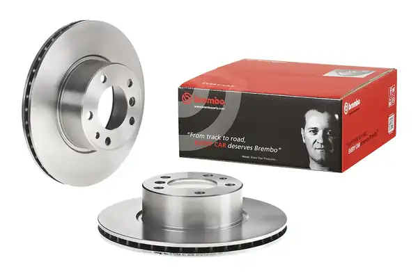 BREMBO 09-5142-24 | Fren Diski Tek Disk Ön Bmw E32 34 85 97
