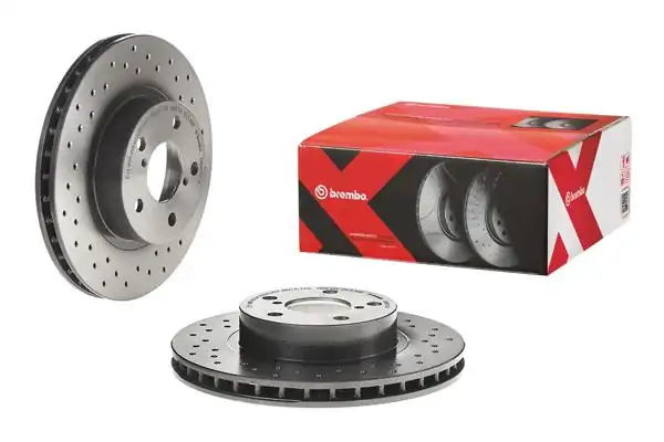 BREMBO 09.5673.1X | Fren Diski Ön Xtra Subaru | 2 Adet
