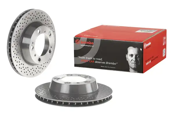BREMBO 09-8890-21 | Fren Diski Arka UV Coated Porsche 2 Adet
