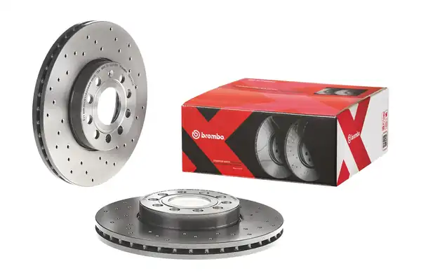 BREMBO 09-9145-1X | Fren Diski Tek Disk Ön Vag A3 Q2 Cad3 4 Go5 6 7 8 Jet3 4 T-Roc 04 23
