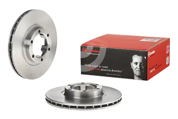 BREMBO 09-A243-10 | Fren Diski Ön Mitsubishi Pajero 1983 258 6 2 Adet