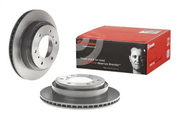 BREMBO 09.A450.11 | Fren Diski Arka Havalı-(300-6) UV Coated (Mitsubishi Pajero 00 / 10) | 2 Adet