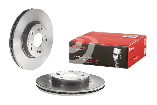 BREMBO 09-A455-11 | Fren Diski Ön Havalı Kaplamalı 282 5 Honda Civic 2007 2011 1 6 CRV 2002 2006 2 Adet