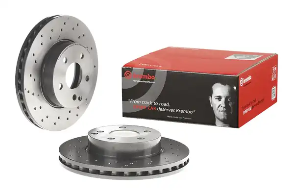 BREMBO 09-A613-51 | Fren Diski Ön W204 S204 C204 C197 R197 07 15 2 Adet 808296