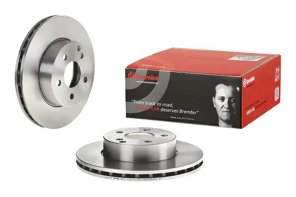 BREMBO 09-A736-10 | Fren Diski Ön Mercedes W204 C180 C200 07 15 2 Adet