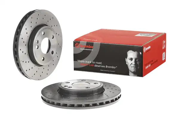 BREMBO 09-B436-51 | Fren Diski Tek Disk Ön M Benz 117 156 176 242 246 11 20