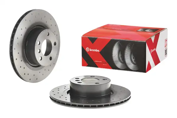 BREMBO 09-B569-1X | Fren Diski Arka Hava Kanallı Delikli Bmw X3 F25 X4 F26 2 Adet