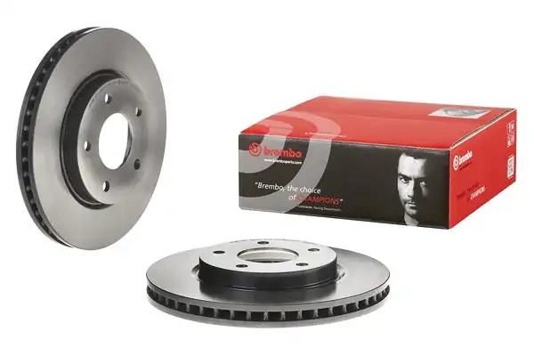 BREMBO 09.B647.21 | Fren Diski Ön UV Coated Dodge | 2 Adet