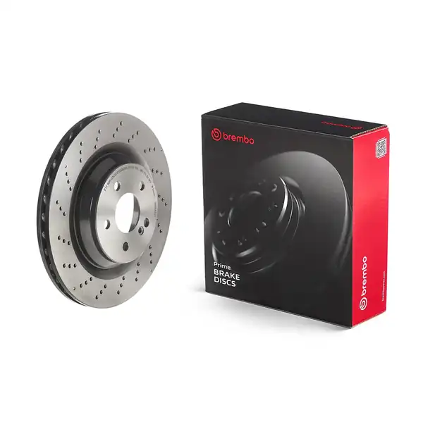 BREMBO 09-B842-41 | Fren Diski Arka UV Coated Mercedes Benz 2 Adet