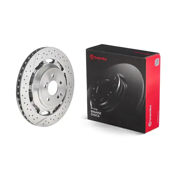 BREMBO 09-C128-33 | Fren Diski Arka Dual Cast Mercedes Benz 2 Adet