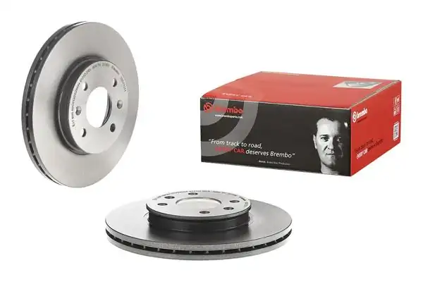 BREMBO 09.C173.11 | Fren Diski Ön UV Coated Kia | 2 Adet
