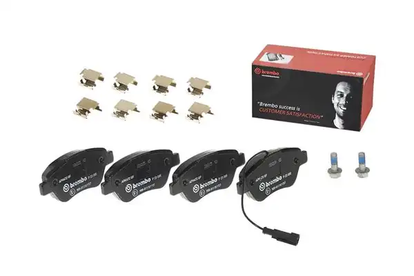 BREMBO P23085 | Fren Balata Bipper/Bravo/Fiorino/Nemo 08- Ön; Doblo/Linea/Stilo/500/Panda 1.2-1.4