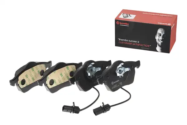 BREMBO P85037 | Ön Fren Balatası Kablolu 20mm VW Passat 97 05 Audi A4 99 05 A6 98 05 Skoda Superb 02 08