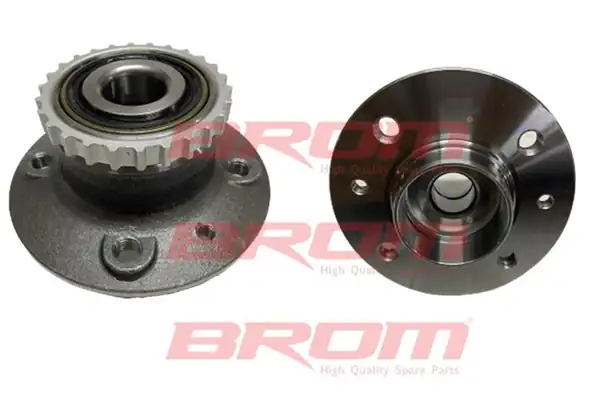 BROM R60080P | Porya Arka Sağ Sol Rulmanlı 4 Bijon Renault Kango 1 5