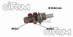 CIFAM 202887 | Fren Ana Merkez Ford Fiesta B-Max Courier 08 Deposuz 20 64mm