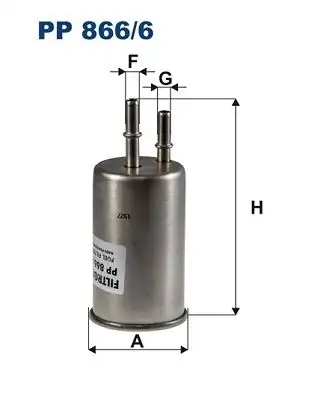 FILTRON PP866-6 | Yakıt Filtresi Volvo S60 1 5 2 0 2014 S80 V40 V60 V70 Xc60 Xc70