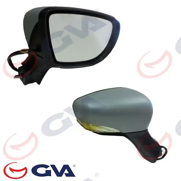GVA 1014342 | Dış Dikiz Aynası Sağ Clio 17 Elektrikli Katlanır Isıtmalı Sinyalli Sensörlü Astarlı Konveks Vm 6126ebpsr