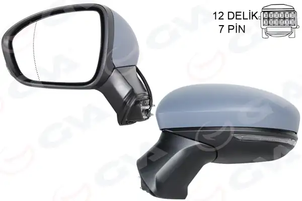 GVA 1014823 | Dış Ayna Sol Elektrikli Astarlı Kapaklı Isıtmalı Renault Captur II 20