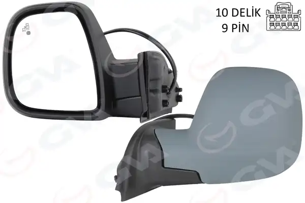 GVA 1045119 | Dış Dikiz Aynası Sol Elektrikli Astarlı Rezistanslı Otomatik Açma Kapama