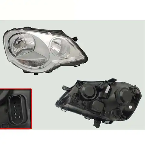 GVA 2075018 | Far Sinyal Sağ Polo 9n 1 2 1 4 10 2001 11 2009 1 4tdi 05 09 1 4fsi 02 06 1 6 16v 06 09 1 9sdi 1 9tdi 2001 2009 Elektrikli H7 H1