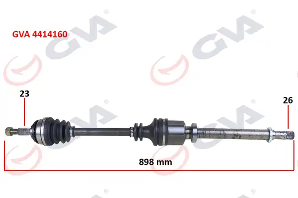 GVA 4414160 | Aks Ön Sağ Clio III Modus 1 4 1 6 1 5 dCi 05 Logan MCV 1 4 1 6 1 5 dCi 07